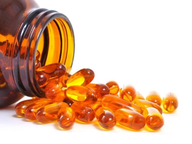 Kapseln von Vitaminen